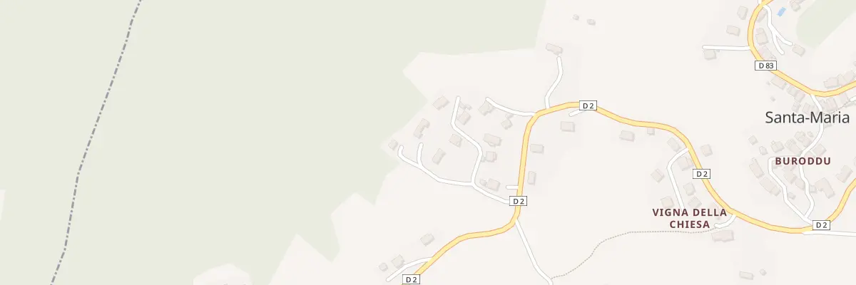 Plan de Tomboli à Santa-Maria-Siché