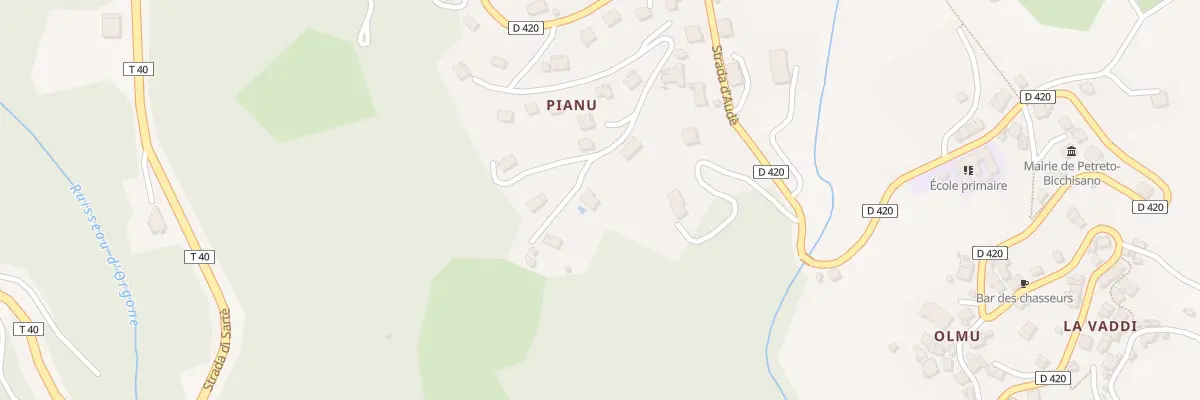 Plan du 5657 Petra Grossa à Petreto-Bicchisano