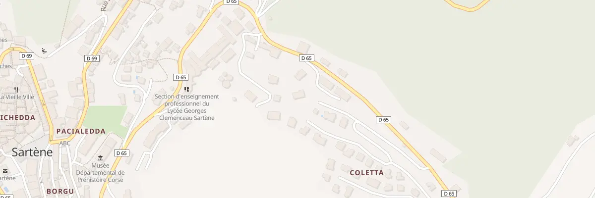 Plan du 627 Calderezza à Sartène