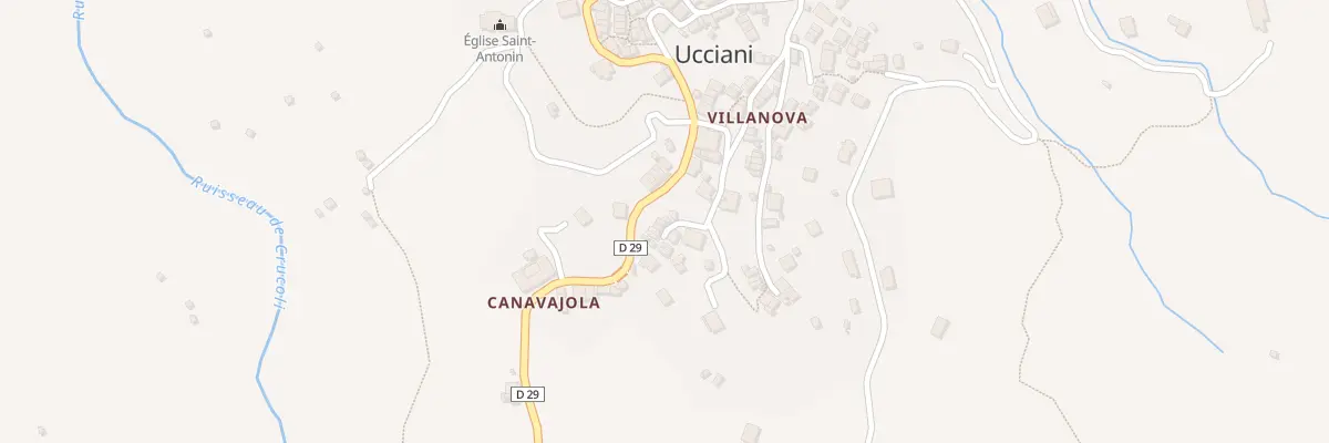 Plan du 5063 Poggiolo Sottano à Ucciani