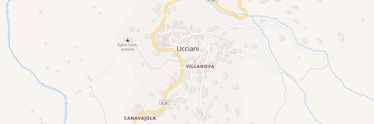 Plan du 5179 Villanova à Ucciani
