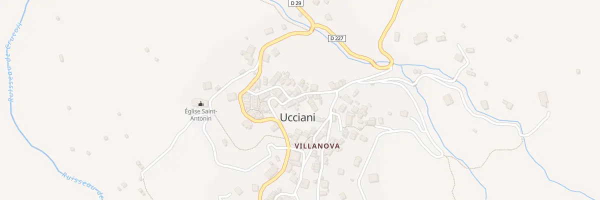 Plan du 5159 Chiasso à Ucciani