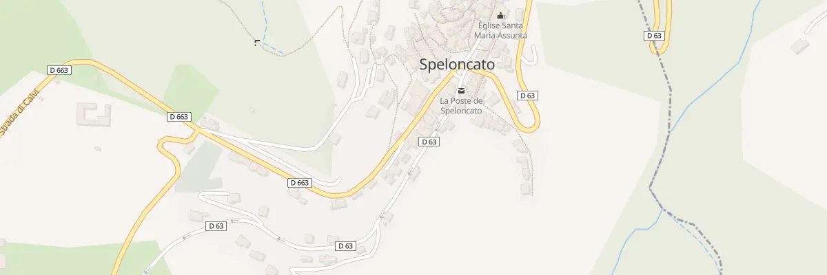Plan du 14 Rte U Strado Di Calvi à Speloncato