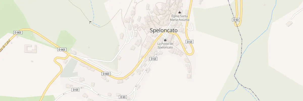 Plan de Speloncato à Speloncato
