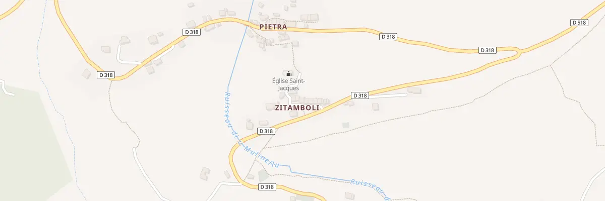 Plan du 5097 Zitamboli à Albertacce