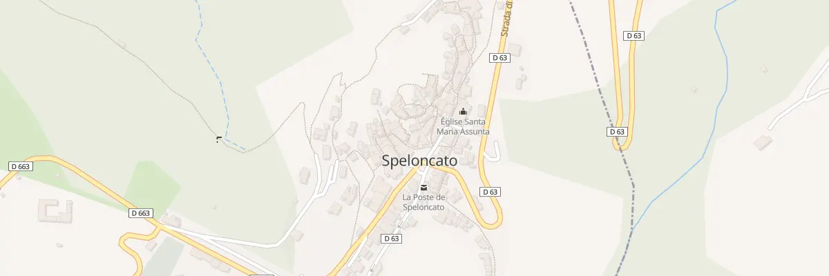 Plan du 6 Pl A Piazza à Speloncato