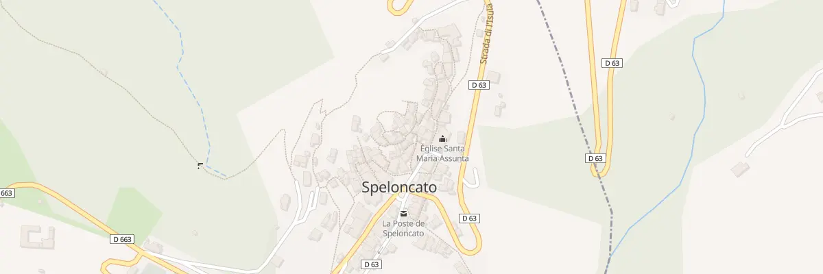 Plan du 5050 Speloncato à Speloncato