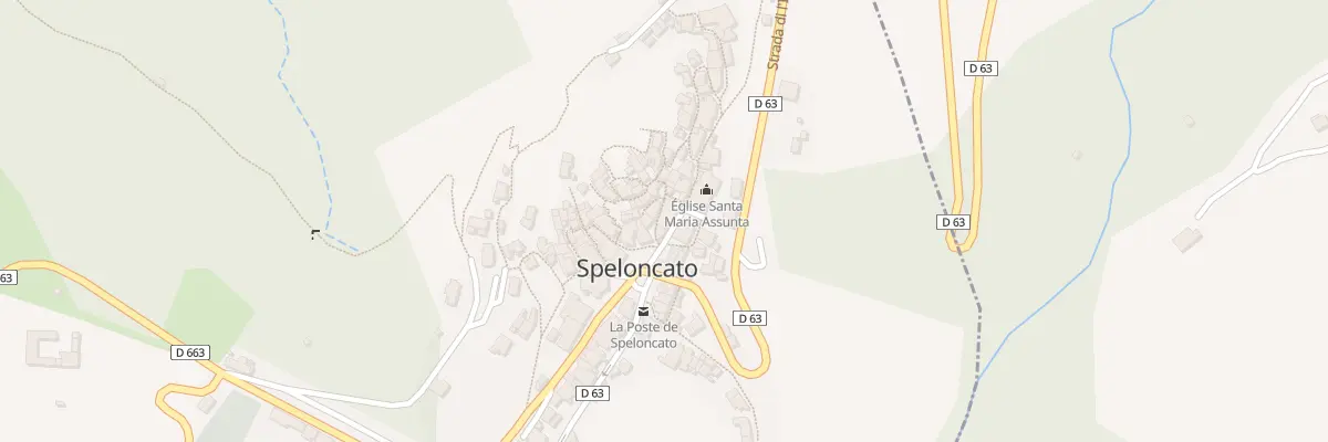 Plan du 14 Pl A Piazza à Speloncato