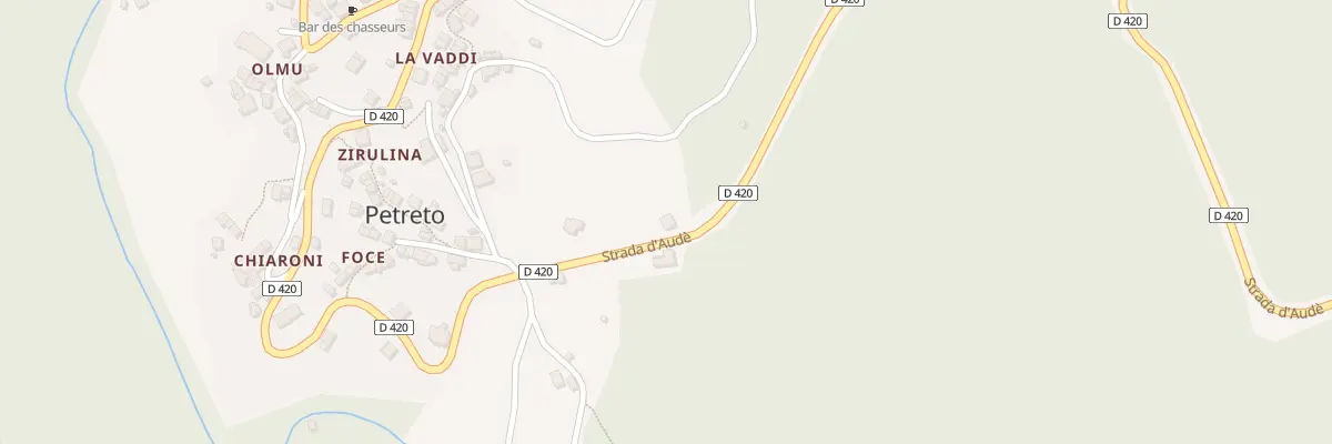 Plan du 464F Accelina à Petreto-Bicchisano