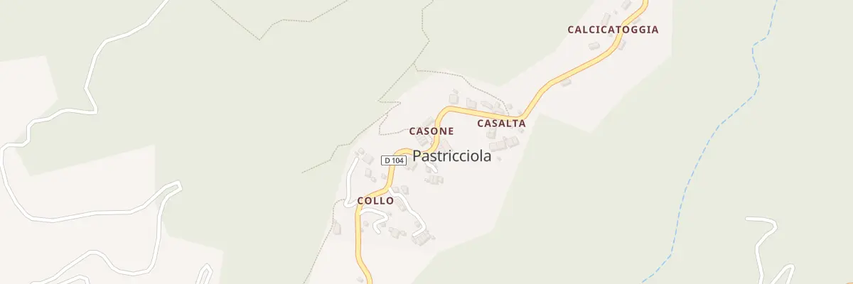 Plan du 5108 Casone à Pastricciola