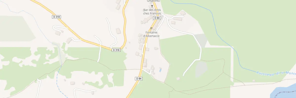 Plan du 5008 Acelle à Albertacce
