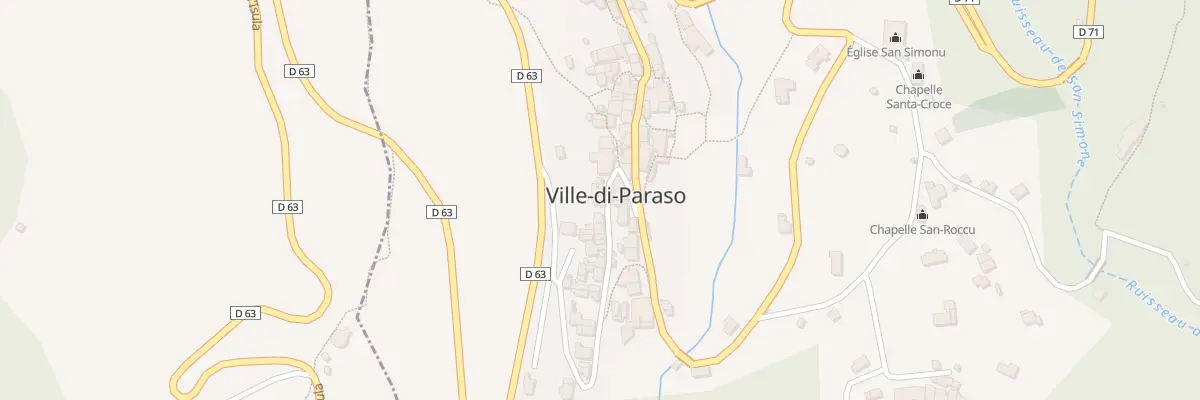 Plan du 5006 Ville à Ville-di-Paraso