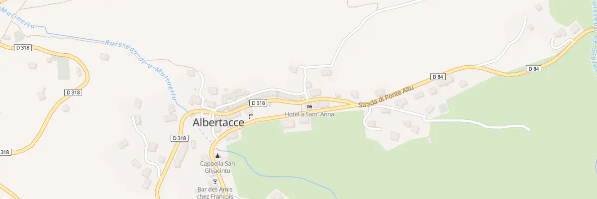 Plan du 5031 Albertacce à Albertacce