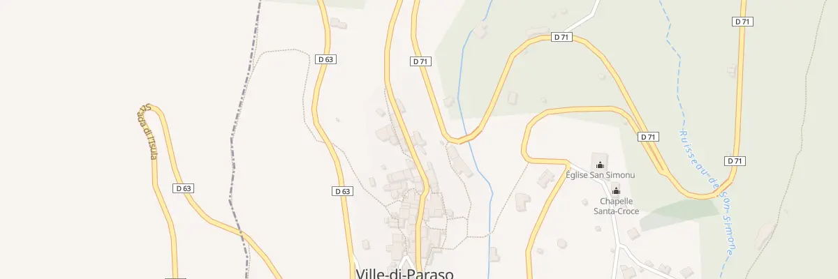 Plan du 5076 Ville à Ville-di-Paraso