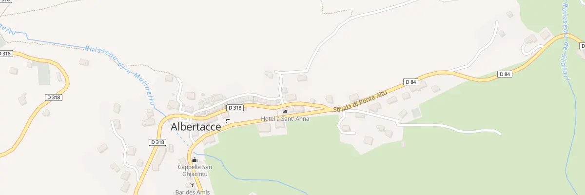 Plan du 5002 Chiusello à Albertacce