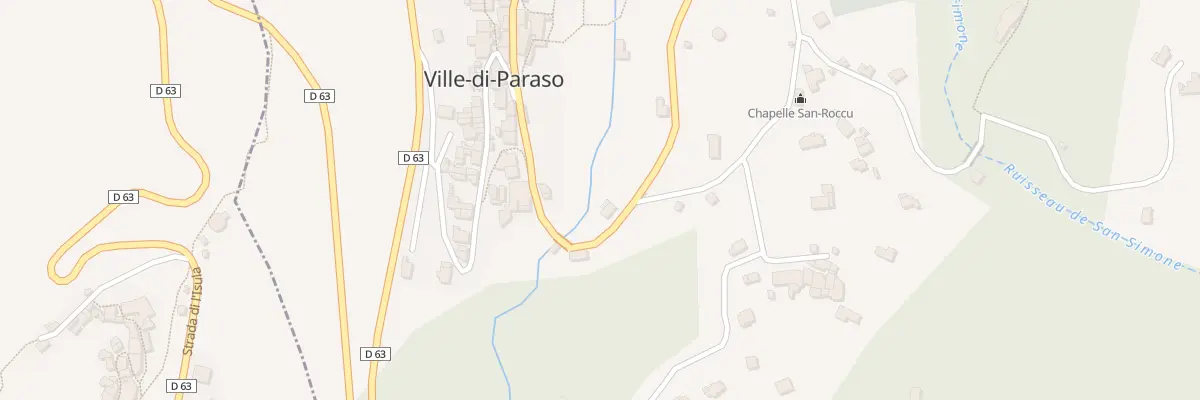 Plan de Canale à Ville-di-Paraso