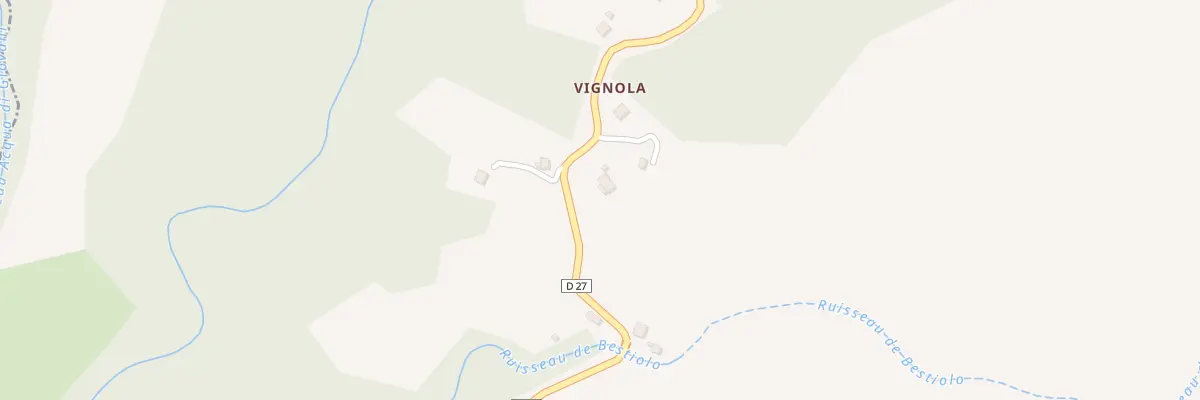 Plan du 5545 Gigara et Vignola à Bastelica