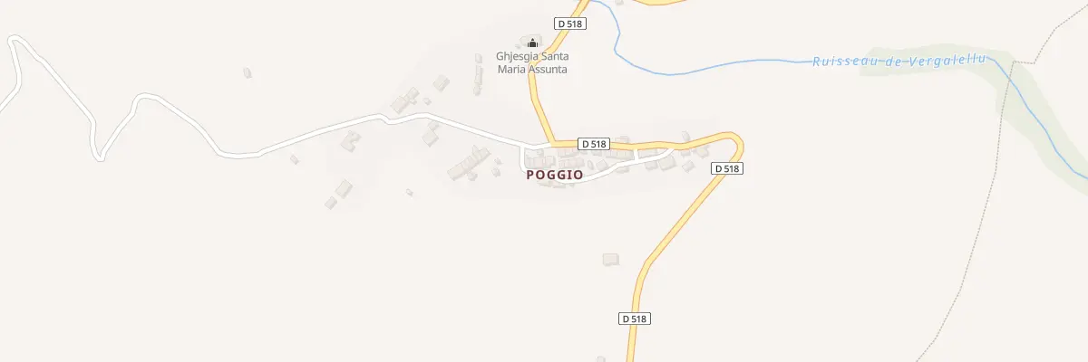 Plan du 5143 Poggio à Lozzi