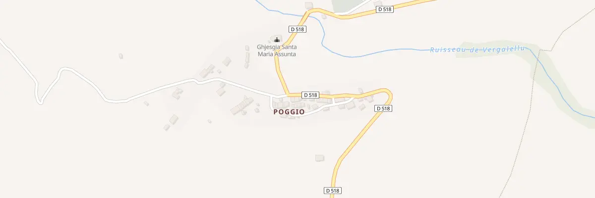 Plan du 5169 Poggio à Lozzi