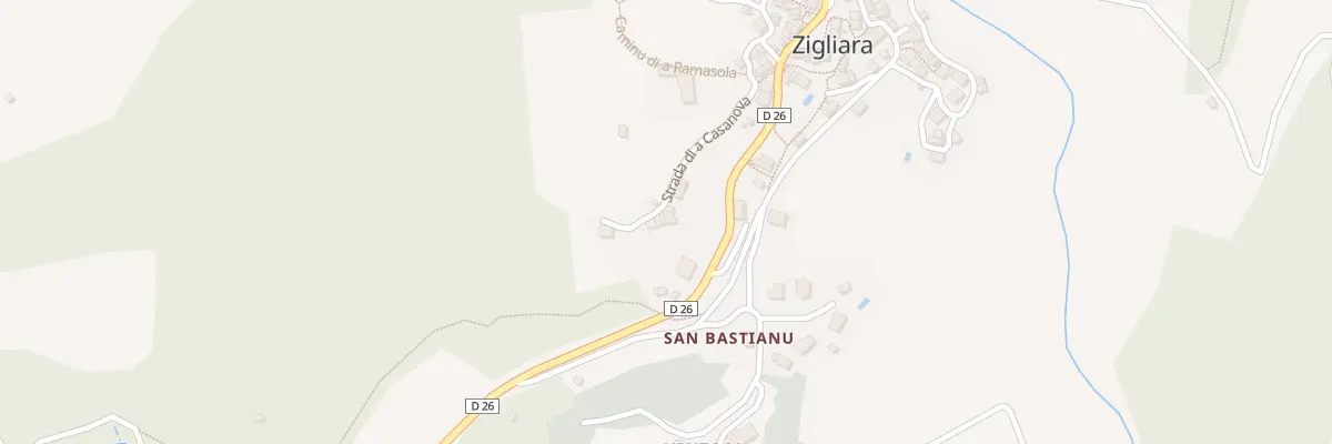 Plan du 5016 Casanova à Zigliara