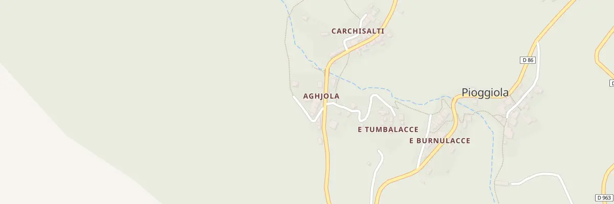 Plan du 5060B Ajola à Pioggiola