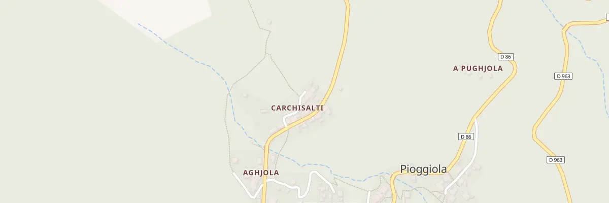 Plan du 5005 Carchisalti à Pioggiola