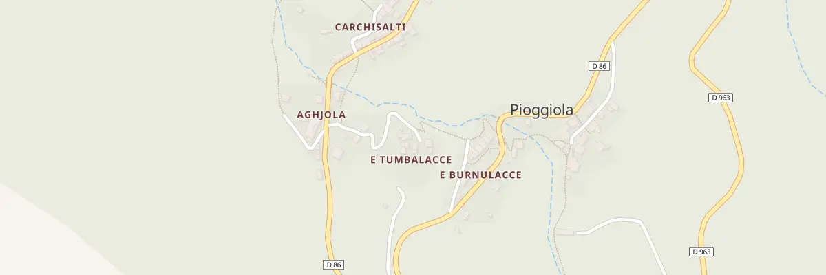 Plan du 5052 Tombolacce à Pioggiola