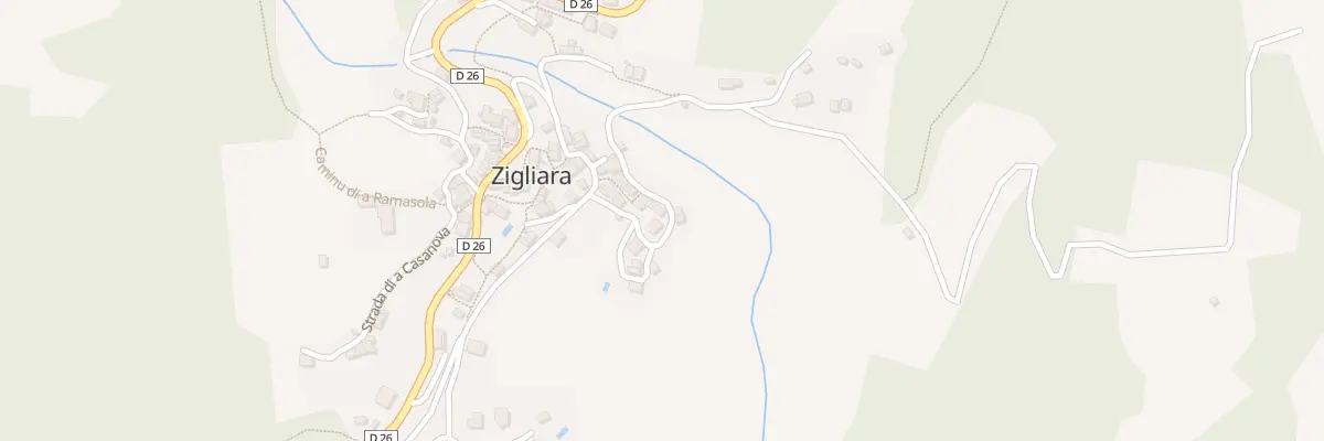 Plan du 5111 Chiesa In Giu à Zigliara