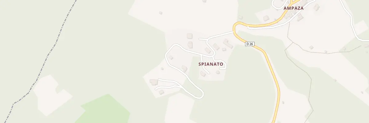 Plan du 6 Spianato à Azilone-Ampaza