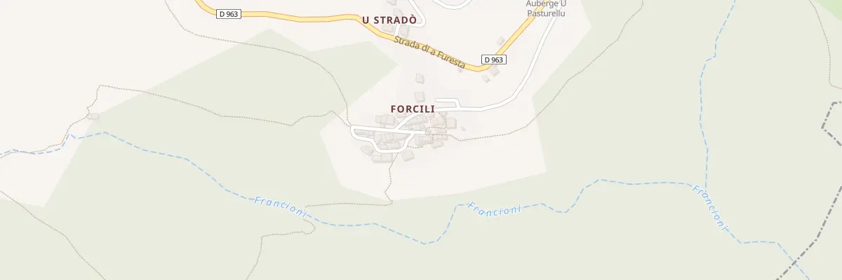 Plan du 158 Vge Paisolu Di Forcili à Pioggiola