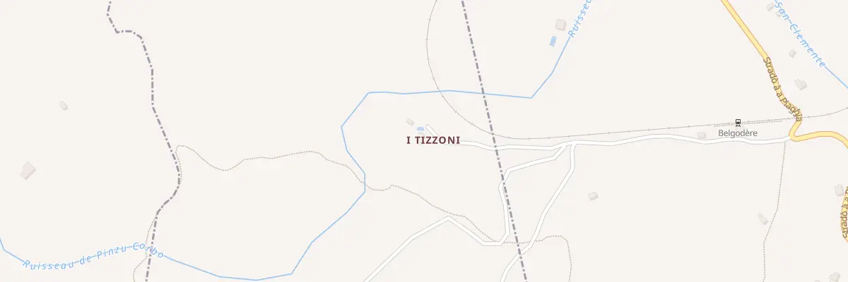 Plan du 5041 Tizzonello à Costa