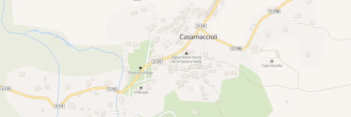 Plan du 5027 Casanova à Casamaccioli