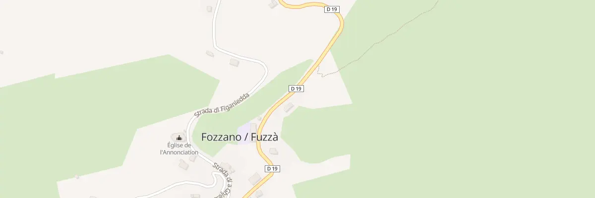 Plan du 6000 Frassiccia à Fozzano