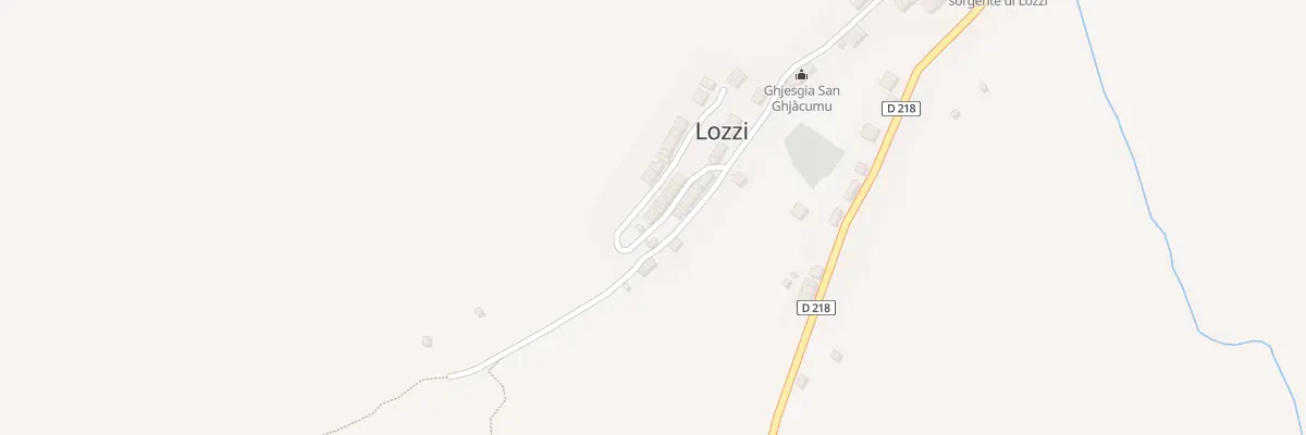 Plan du 5019 Lozzi à Lozzi