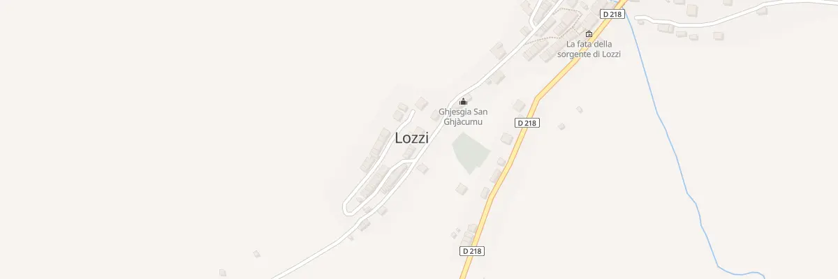 Plan du 5034 Lozzi à Lozzi