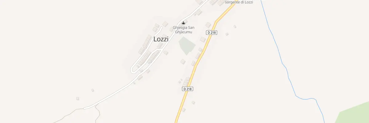 Plan du 5004 Chiosella à Lozzi