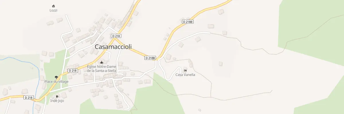 Plan du 5005 Fontanaccia à Casamaccioli