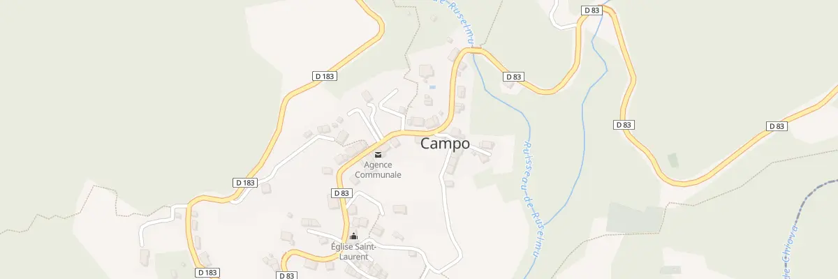 Plan du 5070 Canavaggio à Campo