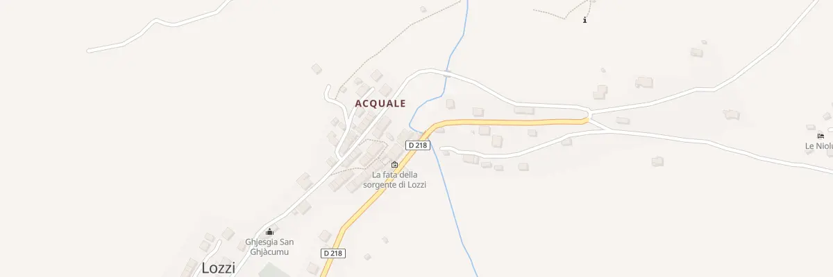 Plan du 5053 L’Acquale à Lozzi