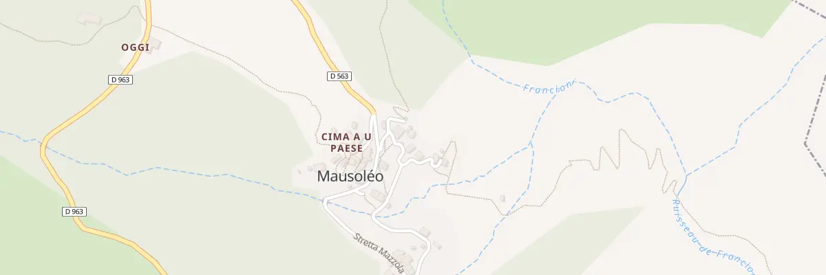 Plan du 3 Rue Stretta A U Collu à Mausoléo