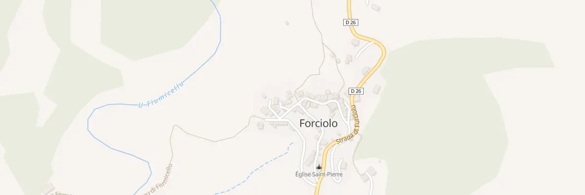 Plan du 5025 Forciolo à Forciolo
