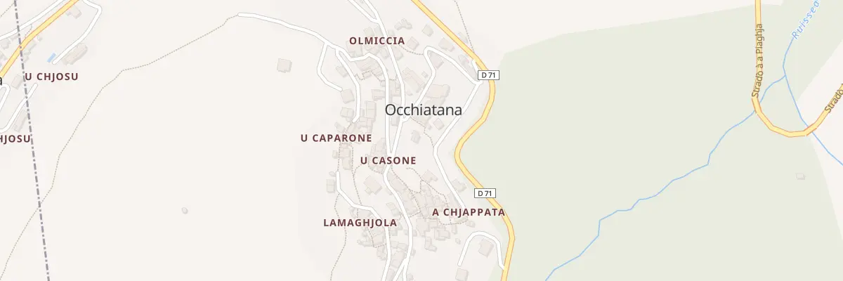 Plan du 5017 Occhiatana à Occhiatana