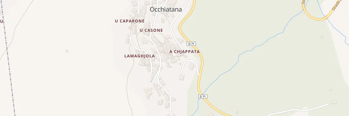Plan du 5129 Occhiatana à Occhiatana