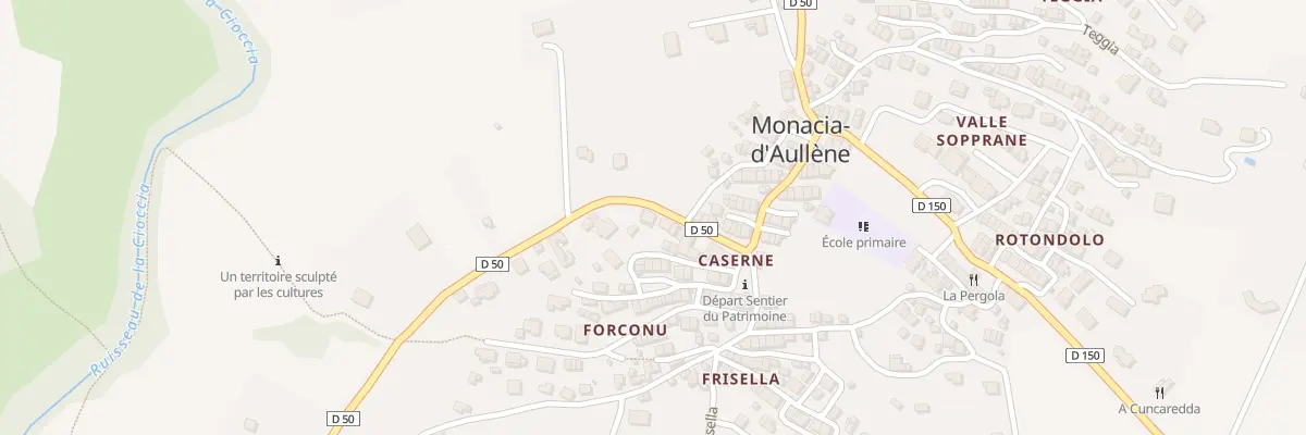 Plan du 5212 Monacia à Monacia-d’Aullène