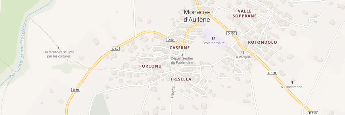 Plan du 5222 Monacia à Monacia-d’Aullène