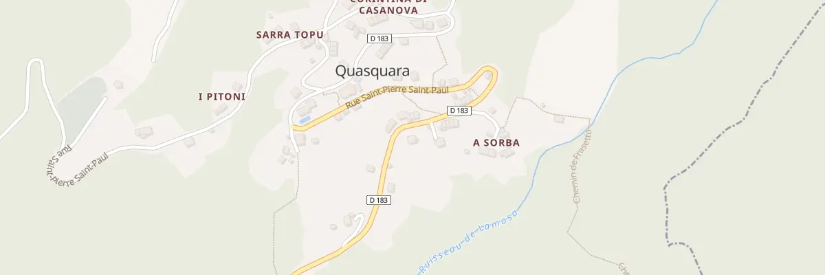 Plan du 5067 Grangnolellu à Quasquara