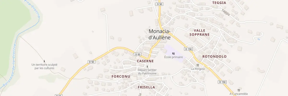 Plan du 5193 Monacia à Monacia-d’Aullène