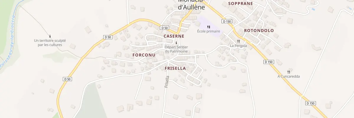 Plan du 5142 Frisella à Monacia-d’Aullène