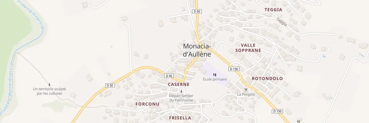 Plan du 5175 Monacia à Monacia-d’Aullène