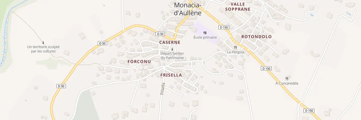Plan du 5148 Frisella à Monacia-d’Aullène
